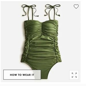 NWT J.Crew Ruche One Piece Size 4